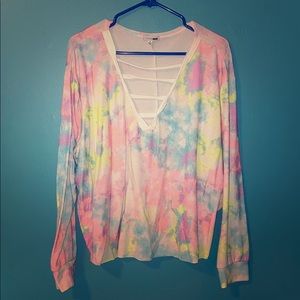 Tie Die Fashion Nova sweater